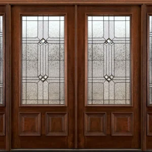 Exterior Door with Sidelights