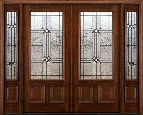 Exterior Door with Sidelights