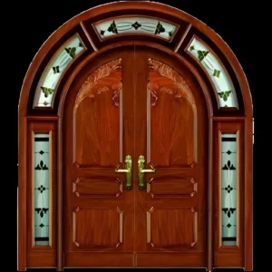 Exterior Door with Transom & Sidelights