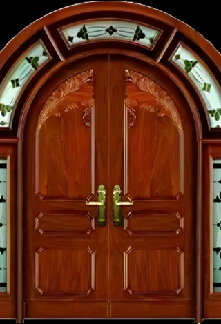 Exterior Door with Transom & Sidelights