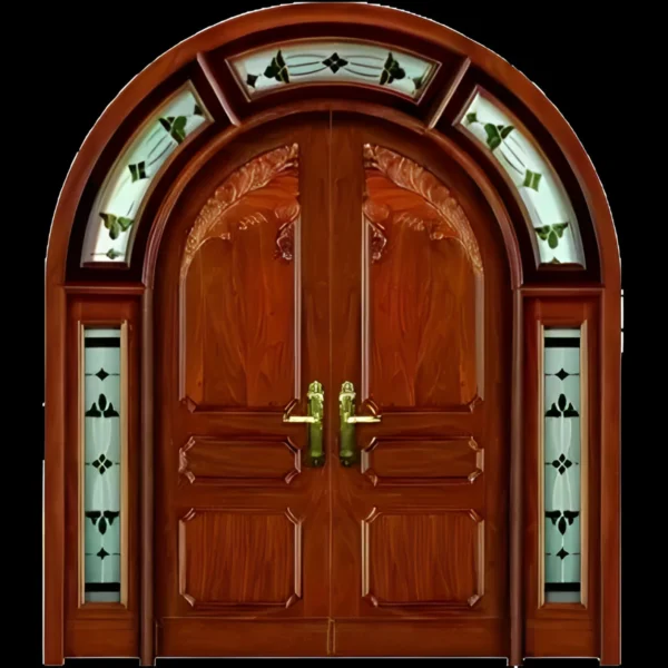 Exterior Door with Transom & Sidelights