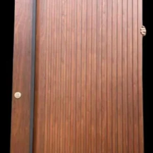 Door with Fluted Panel Design