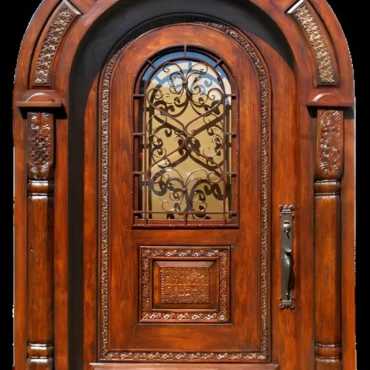 Custom handmade exterior door