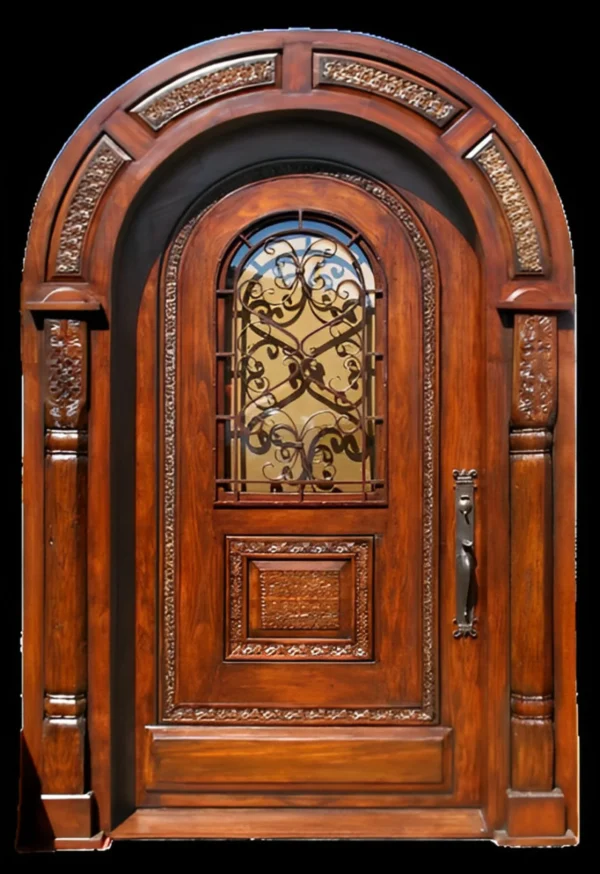 Custom handmade exterior door