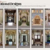 Custom Hand Made Single Entrance Door with transom and sidelights solid wood - Image 3