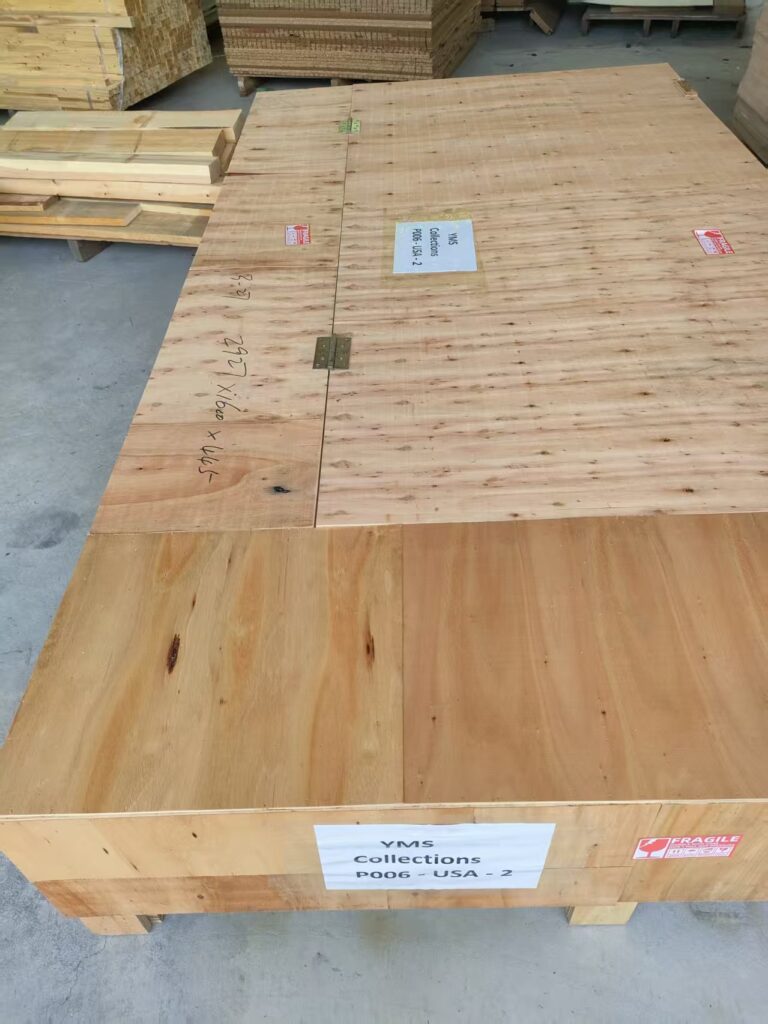 Custom Arched Door Production Project - Shipping project view