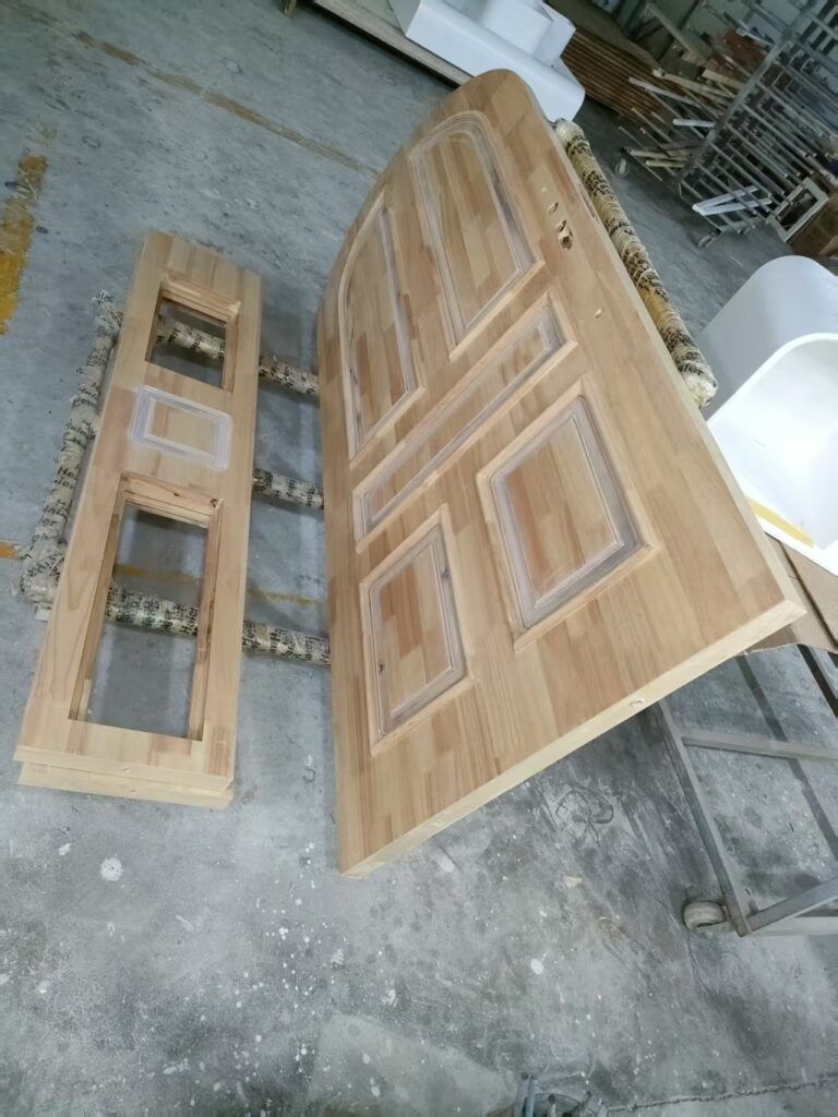 Custom Front Door and Frame Project - Pre Production project view