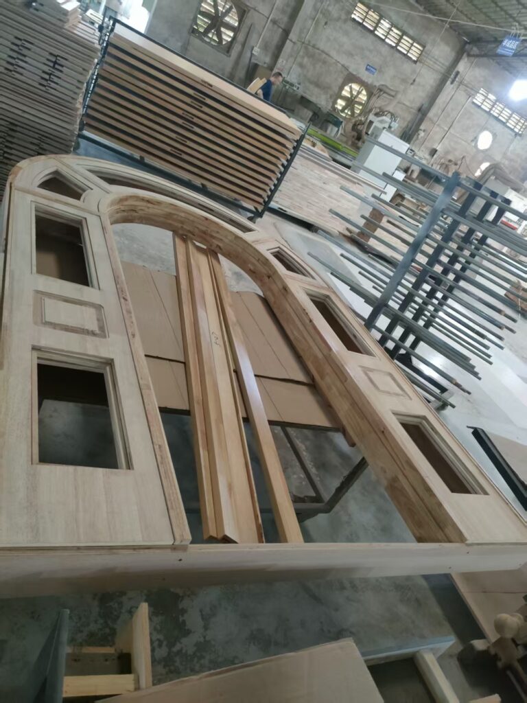 Custom Front Door and Frame Project - Pre Production project view