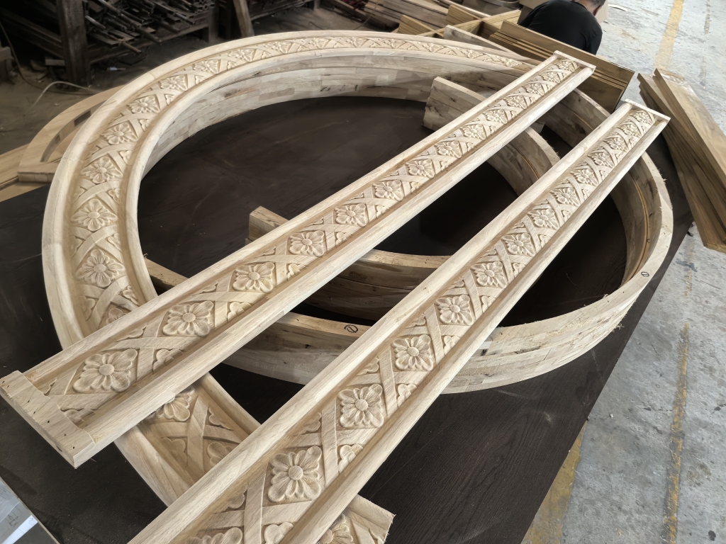 Custom Front Door and Frame Project - Pre Production project view