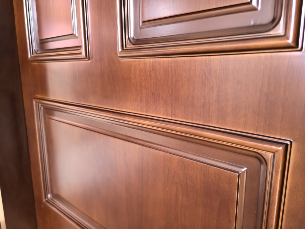 Custom Arched Entry Door Project - Production project view