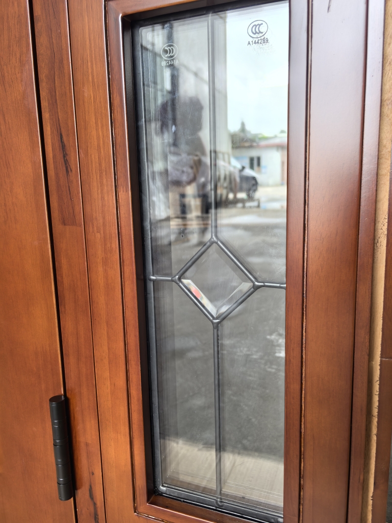 Custom Arched Entry Door Project - Production project view