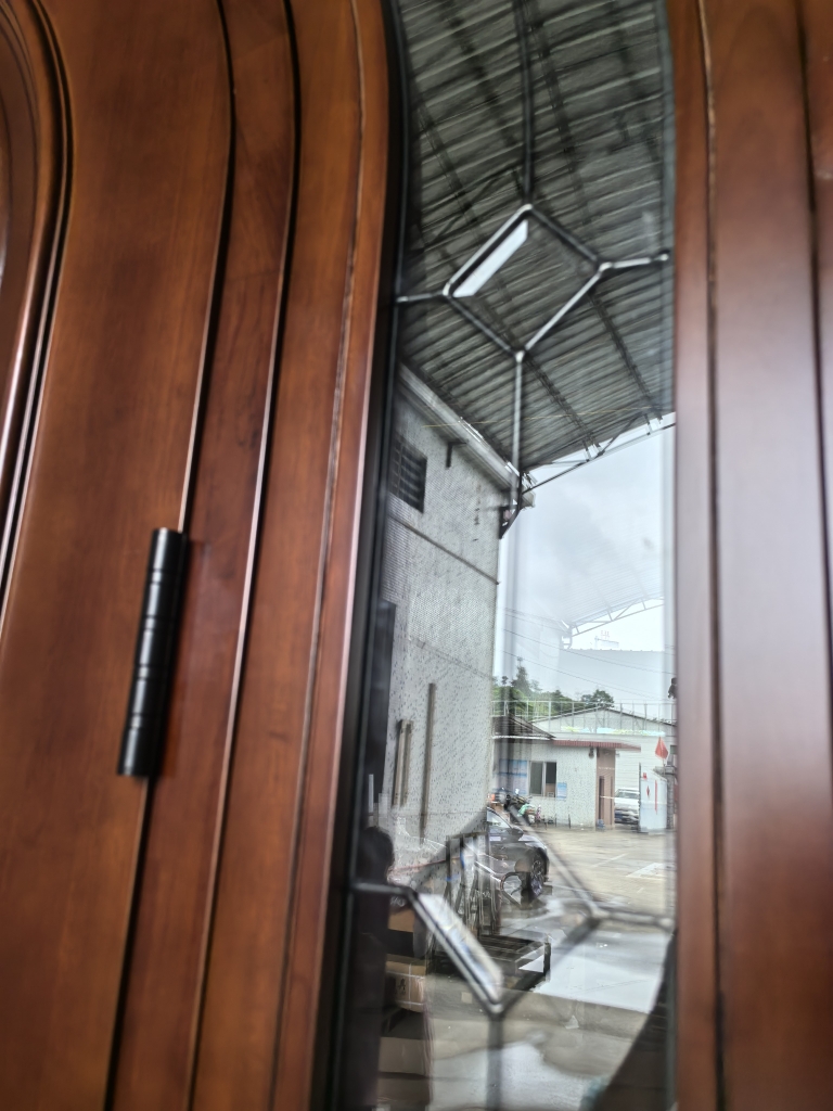 Custom Arched Entry Door Project - Production project view