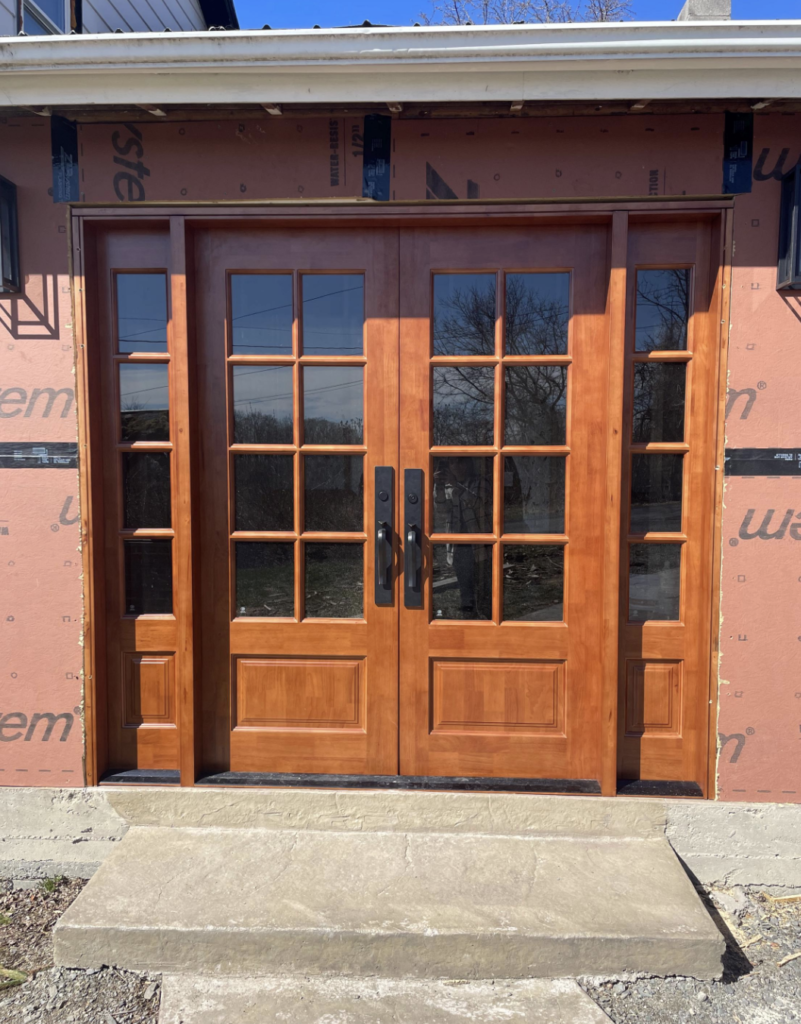 Custom Exterior Door Package - Production project view