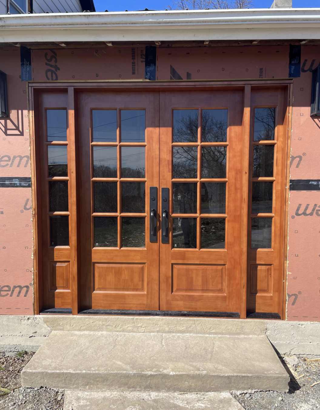 Custom Exterior Door Package - Production project view