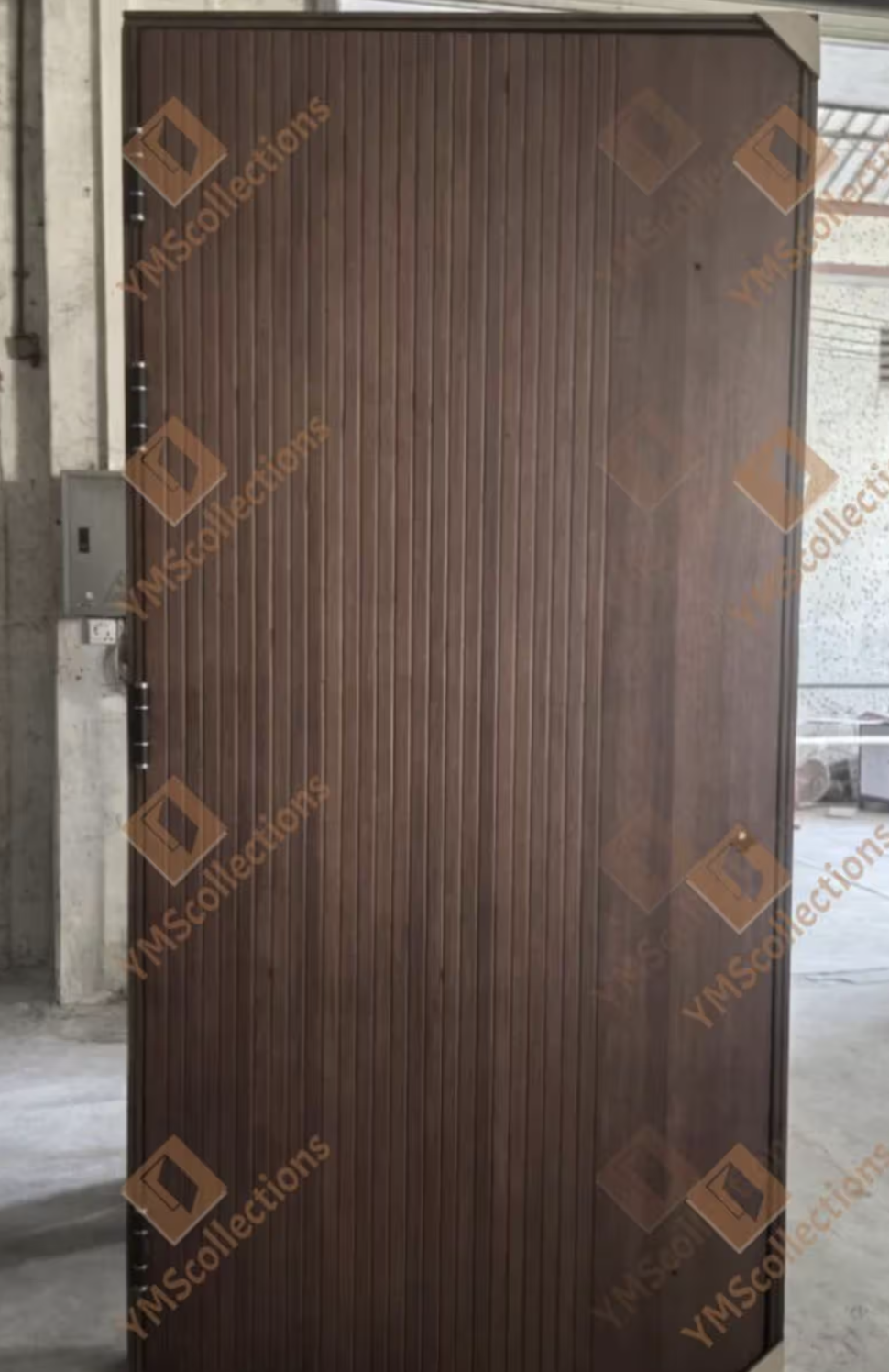 Block Pattern Exterior Entry Door - Production project view