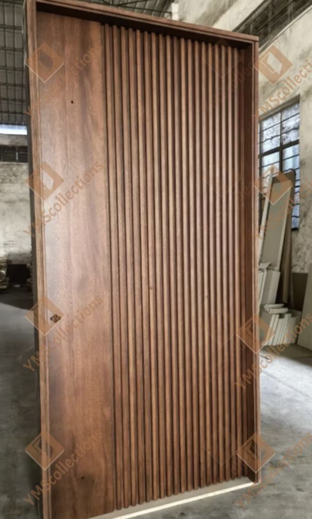 Block Pattern Exterior Entry Door - Production project view