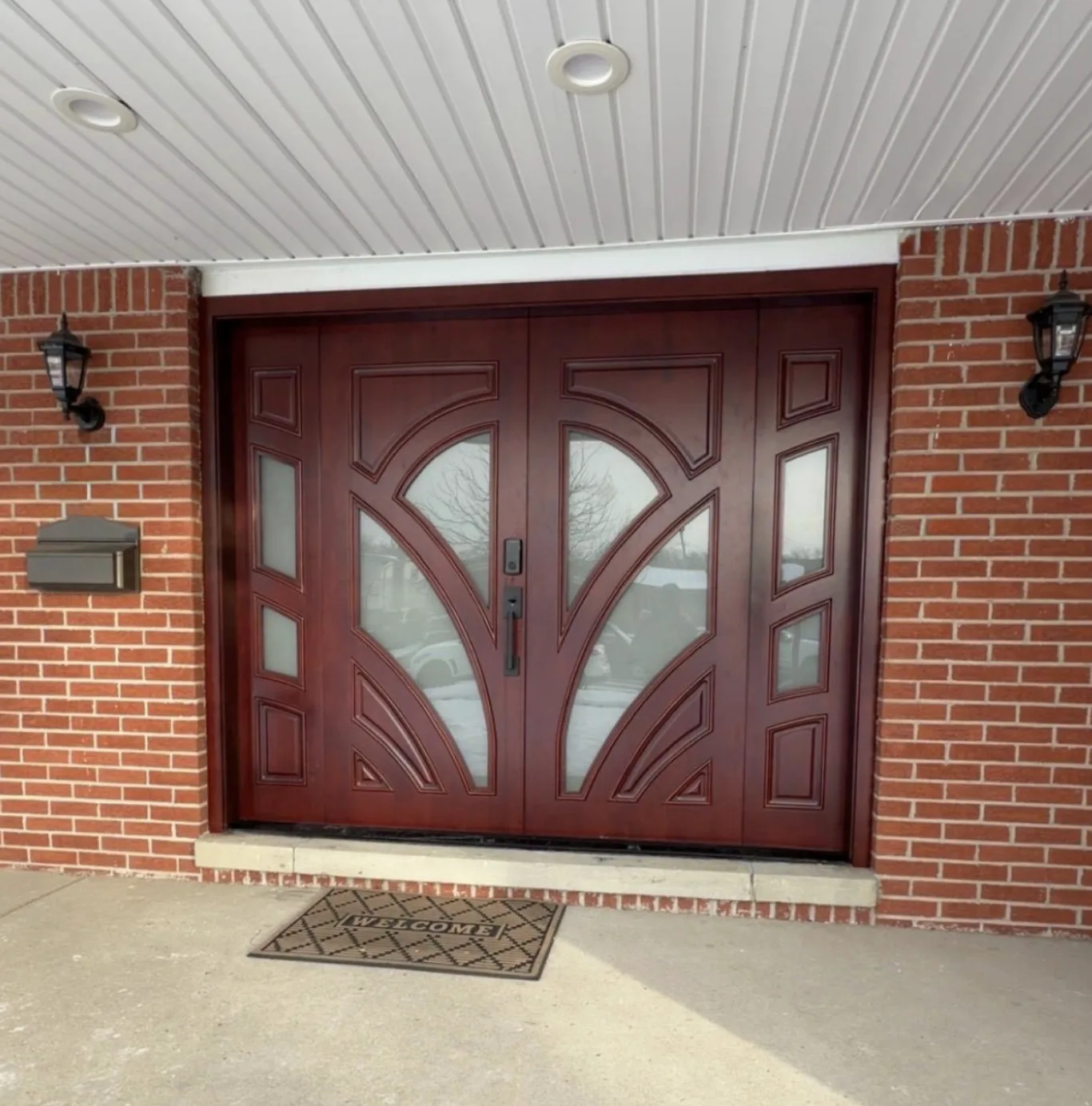Custom door media supplied during client review