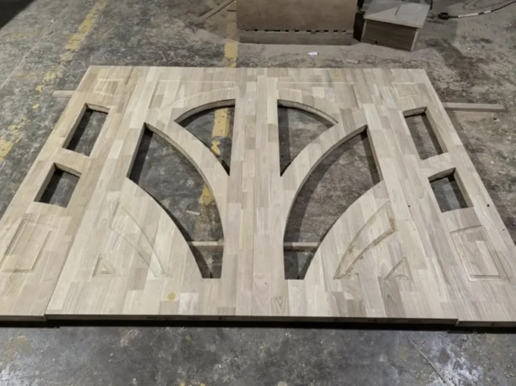 Custom door during pre-production