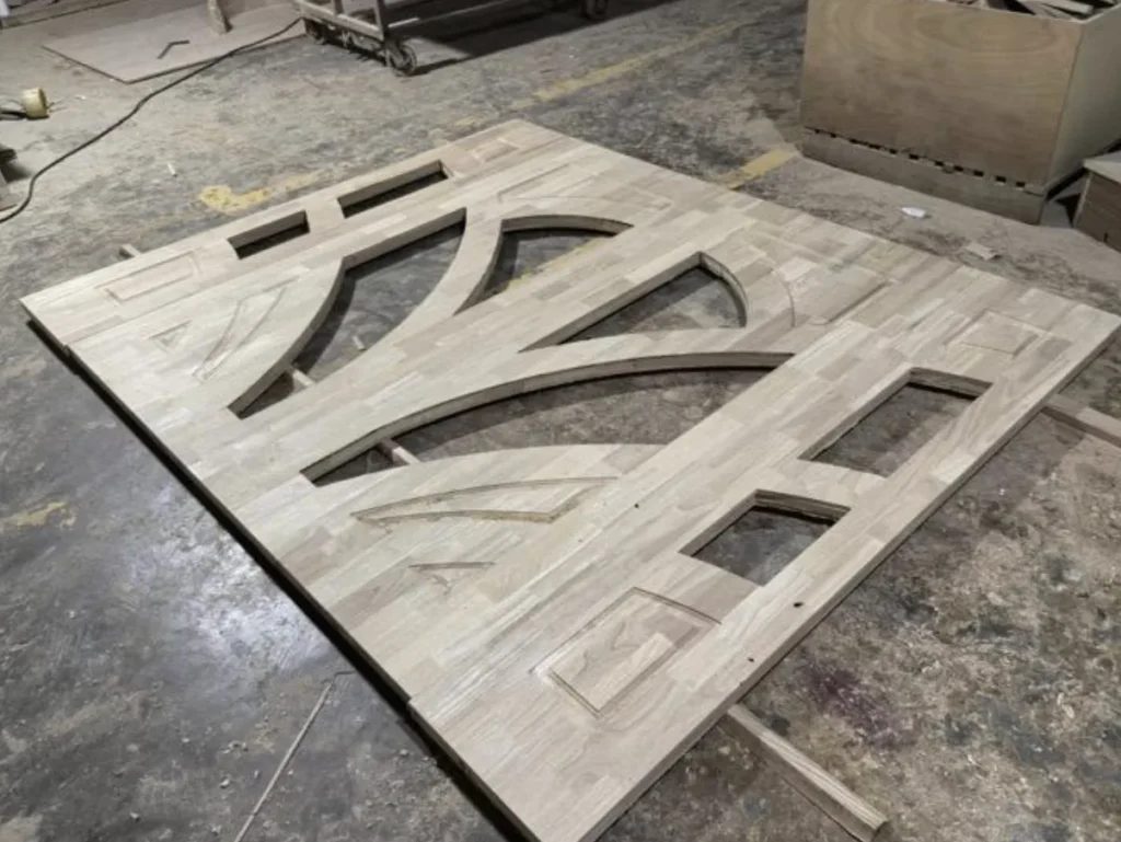 Custom door during pre-production