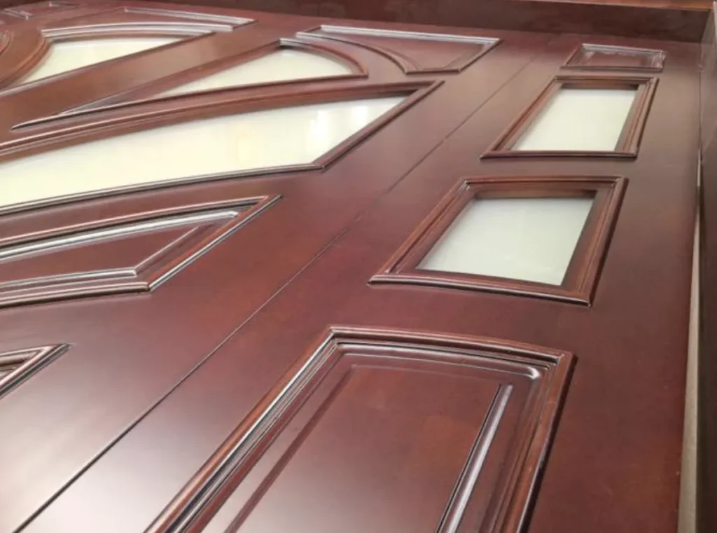 Custom door during production