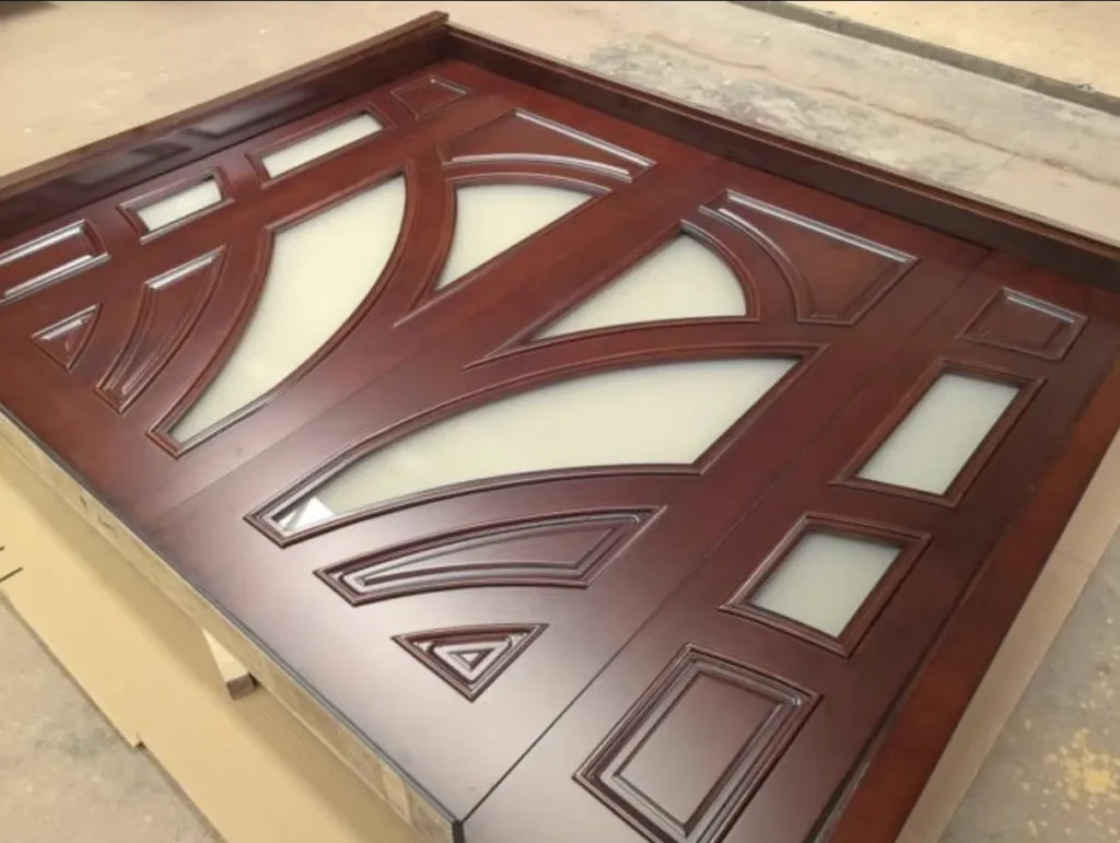 Custom door during production