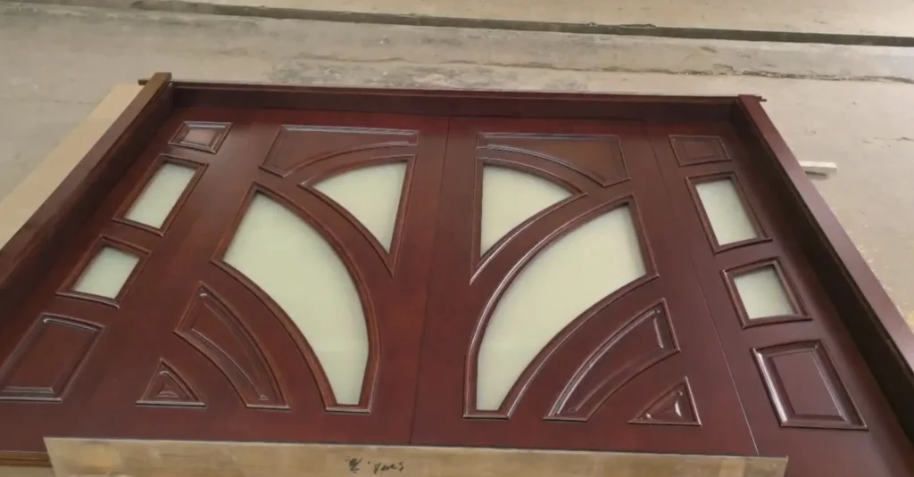 Custom door during production