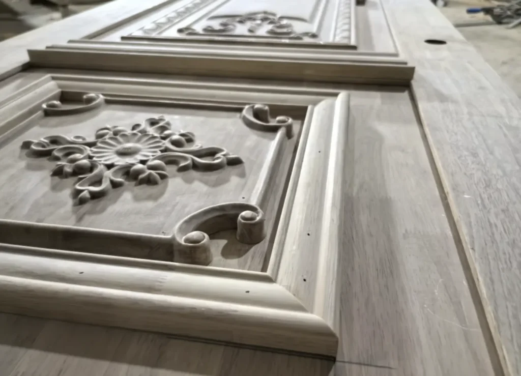 Custom door during pre-production