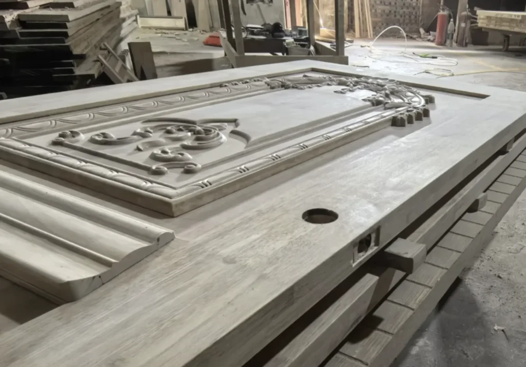 Custom door during pre-production