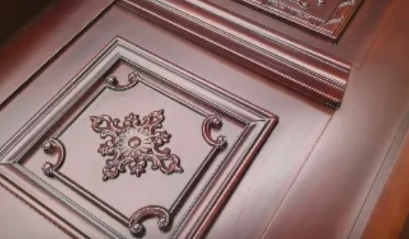 Custom door during production