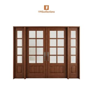 Oxford Opulence French-Style Double Front Door on a white YMS Collections catalog background