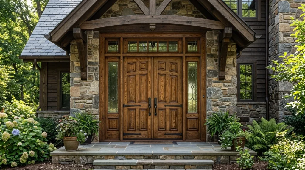 Single vs Double Entry Doors Comparison and Timber Frame Project