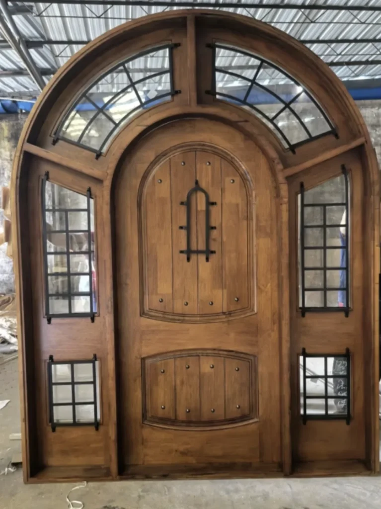 Custom door during production