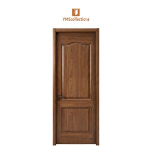 Warm Wood Laminated Interior Door Set - Model 28 on a white YMS Collections catalog background