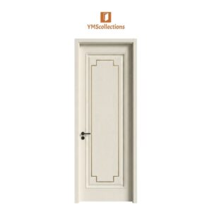 White Panel Laminated Interior Door Set - Model 20 on a white YMS Collections catalog background