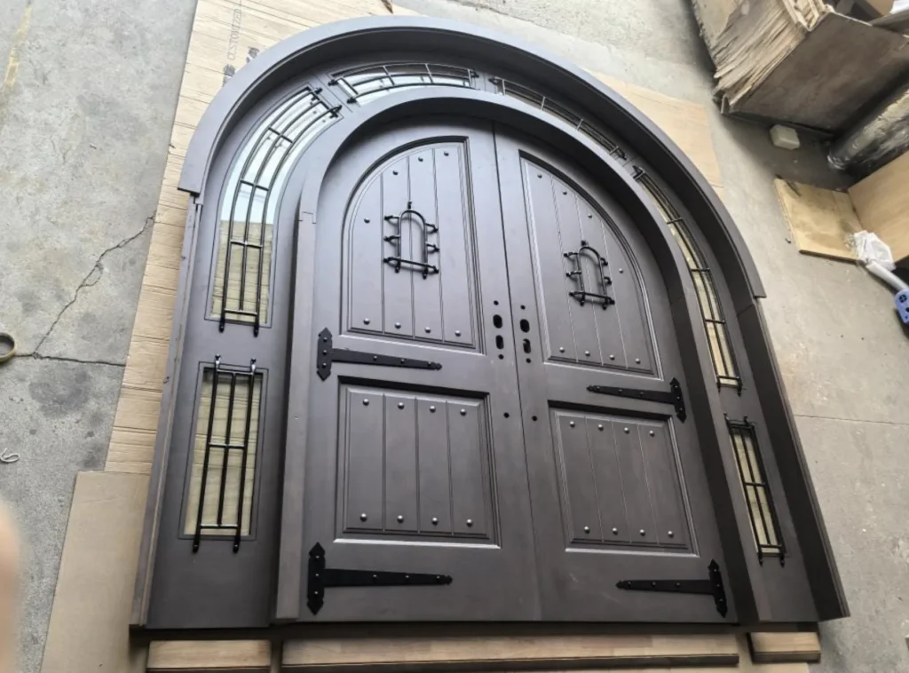 Custom door during production
