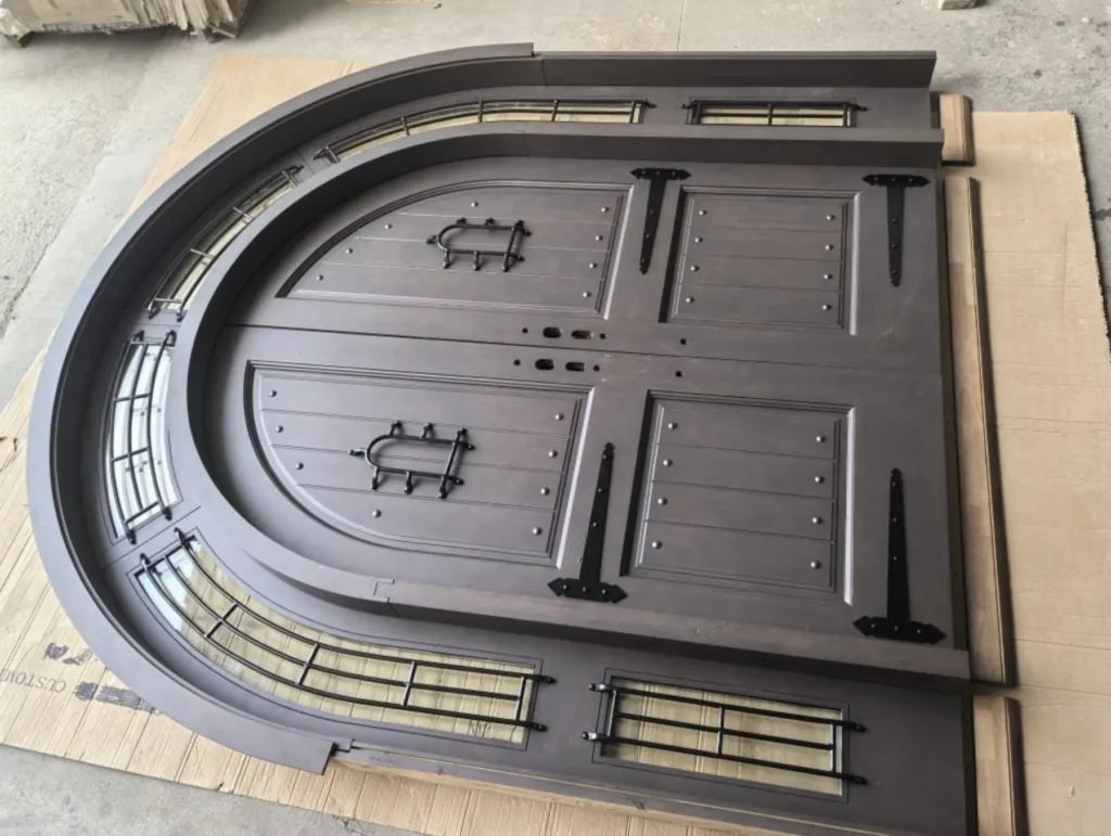Custom door during production
