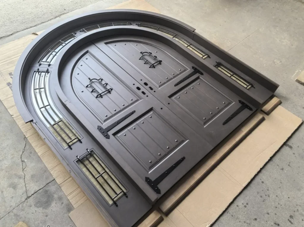Custom door during production
